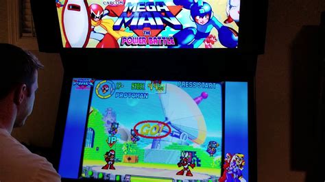 Mega Man The Power Battle Arcade Cabinet Mame Playthrough W