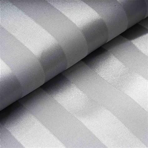 54 X 10 Yards Silver Satin Stripe Fabric Striped Silk Fabric By