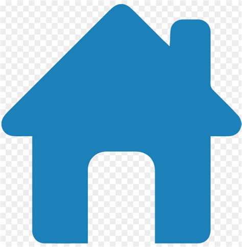 Free Download Hd Png Home Icons Blue Home Icon Blue Png Free Png