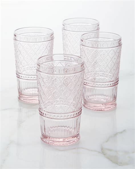 Godinger Pink Claro Highball Glasses Set Of 4 Shopstyle Tumblers