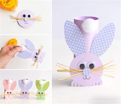 How To Make Paper Roll Bunnies