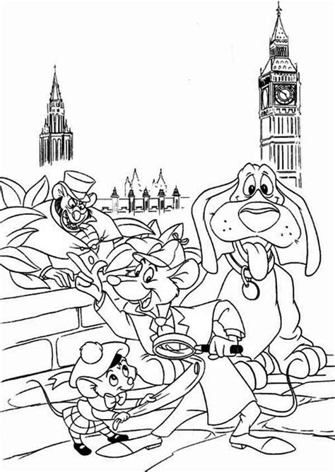 The Great Mouse Detective Coloring Pages Yahirropsosa