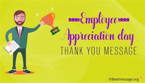 Employee Appreciation Thank You Messages