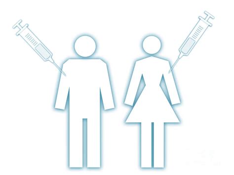 Man And Woman Being Injected Photograph By Adam Gault Science Photo Library Fine Art America