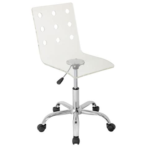 Plastic acrylic desk chairs you ll love in 2020 wayfair. Swiss Clear Acrylic Office Chair | DCG Stores