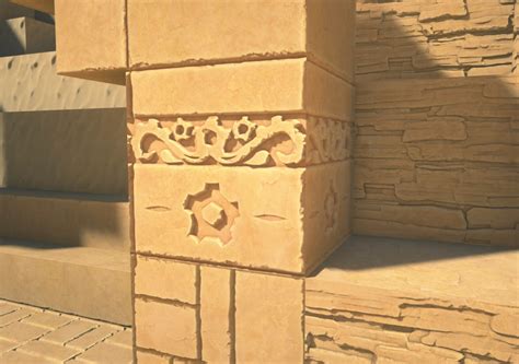 My Friend Made This Chiseled Sandstone Texture For The Devorian