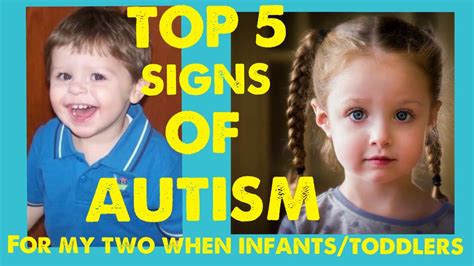 Early Autism Signs Youtube