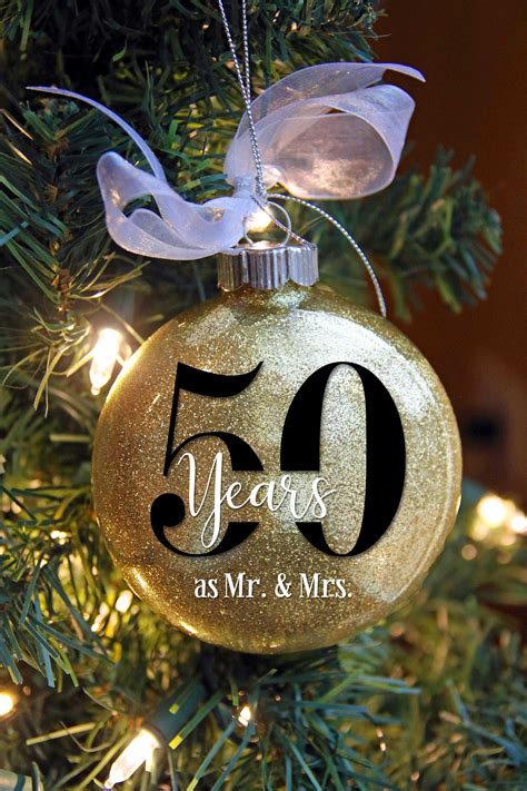 Th Year Anniversary Christmas Ornament Personalized Etsy