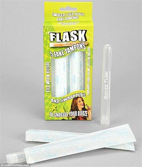 Urban Outfitters Sells Flasks Concealed As Tampons Daily Mail Online