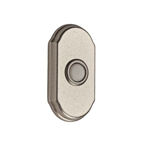 Baldwin Wired White Bronze Doorbell Button In The Doorbell Buttons