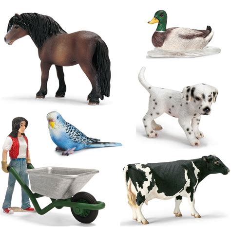 Schleich Animals And People Farm Dogs Horses Wildlife Collectable