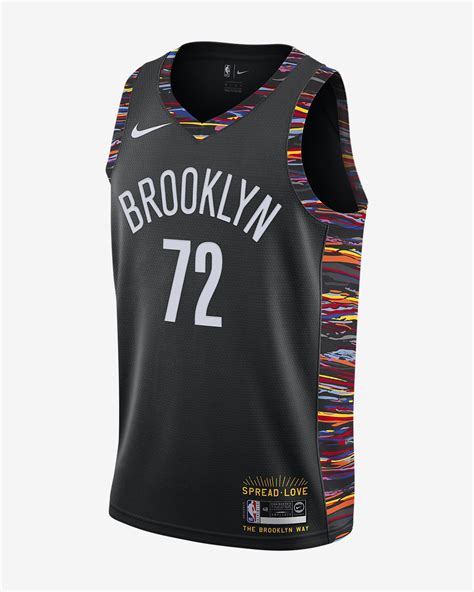 Brooklyn Nets City Edition Biggie Swingman Mens Nike Nba Connected