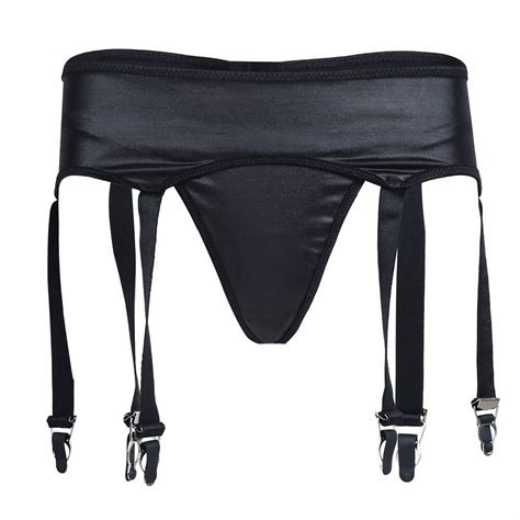 women suspender set garter stockings g string lingerie white suspender belt women s clothing
