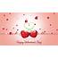 Happy Valentines Day Love Glossy Hearts Hd Wallpaper