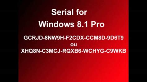 Universal Serial Windows 81 Clef De Licence Windows 81 Activation