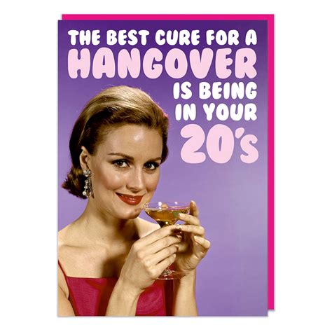 buy wholesale best cure for a hangover funny birthday card