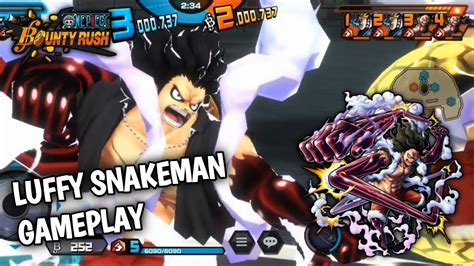 Luffy Snakeman LV Gameplay One Piece Bounty Rush YouTube