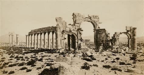 Russia Begins Restoration Of Arc Of Triumph In Syrias Palmyra Al