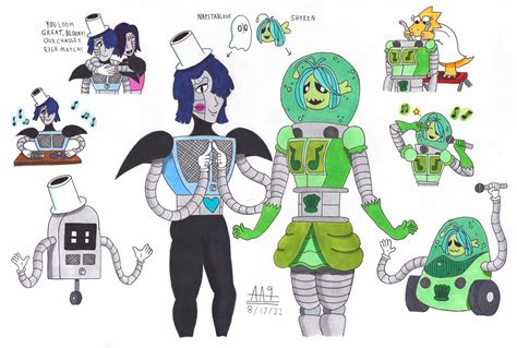 Fan Art Of Napstablook And Shyren With Robot Bodies Like Mettatons R