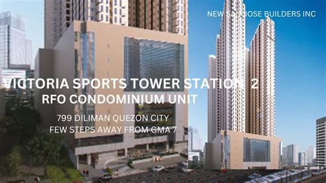 Victoria Sports Tower Station 2rfo Condo Unit Along 799 Edsa Few Steps