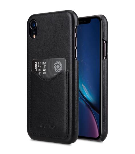 The kickstand sets your hands free for youtube and more. Premium Leather Card Slot Back Cover Case for Apple iPhone XR