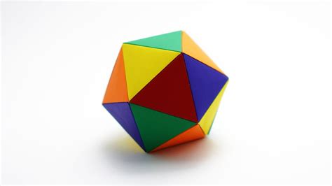 Origami Icosahedron Jo Nakashima Deltahedron Youtube