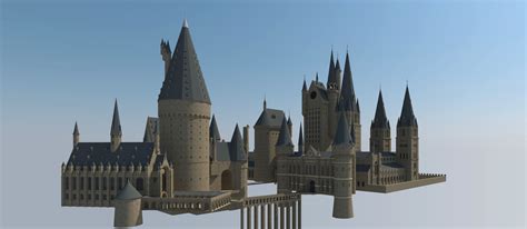 Nathanthenerd Hogwarts Castle Concept Art Gambaran