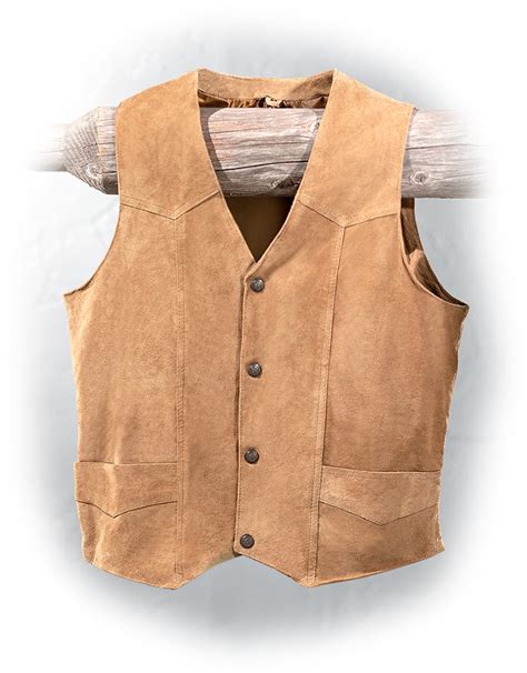Lightweight Suede Leather Vest Russell S For Men