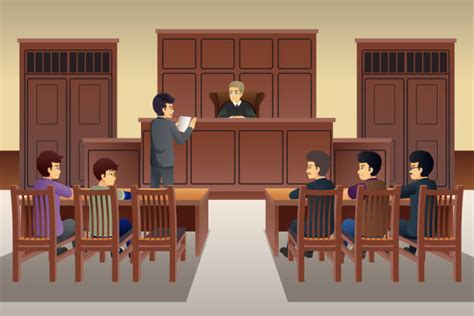 Courtroom Illustrations Royalty Free Vector Graphics And Clip Art Istock