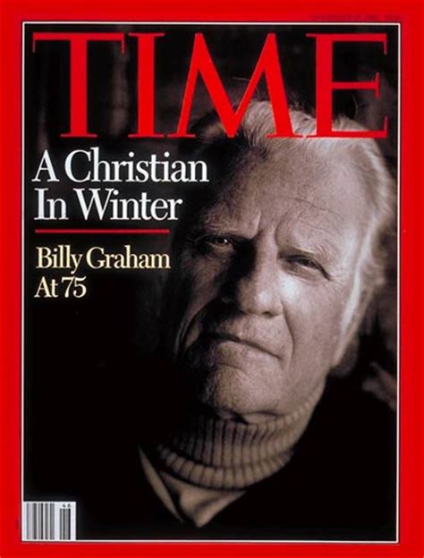 Time Magazine Cover Billy Graham Nov 15 1993 Billy Graham