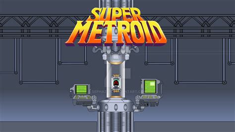 Super Metroid Remastered Title Screen By Sephazon On Deviantart