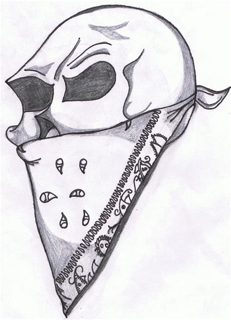 Find just the right illustrations, textures, patterns, background images, or clip art for your design projects. skull and bandana - picture by Guerillaphase - DrawingNow