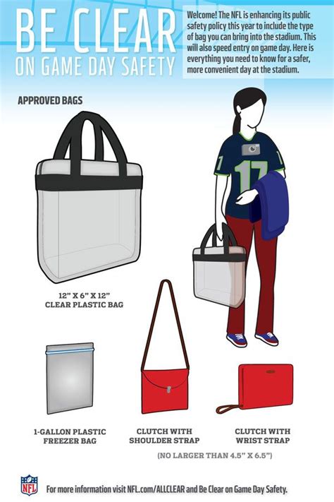 Be Clear On Game Day Safety With Personalized Clear Stadium Bags From