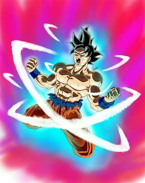 Ultra Instinct Goku Rage Anime Dragon Ball Ilustração De Personagens