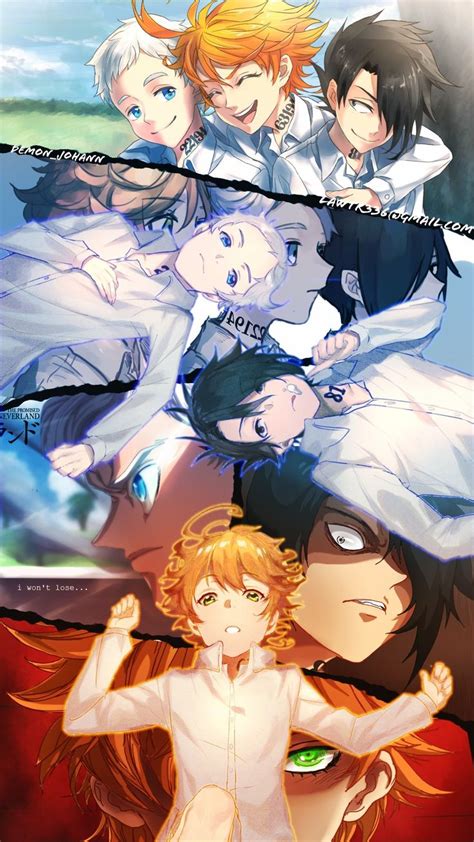 Emma Ray Norman The Promised Neverland In 2021 Anime Neverland Art