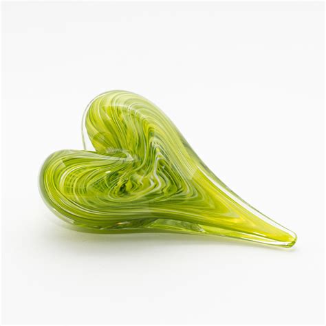 Art Glass Paperweight Swirls Of Pattern Dance Within This Solid Glass Paperweight Making This
