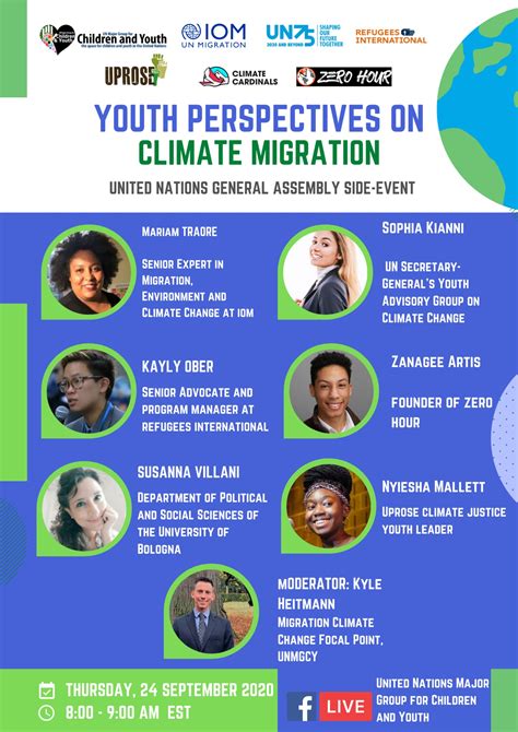 Youth Perspectives On Climate Migration 24th September 2020 Children