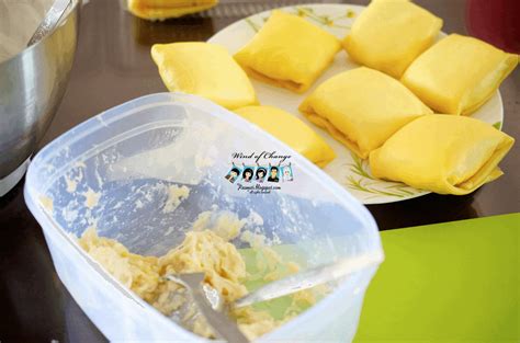 Bolu kukus tepung hunkwee 1 telur super menul bgt super sederhana takaran sendok. Wind of Change: Durian Crepe ( 7 Jenis Tepung)