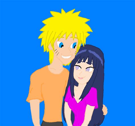 Naruto And Hinata Ninja Couple Bond Together Naruhina Fan Art