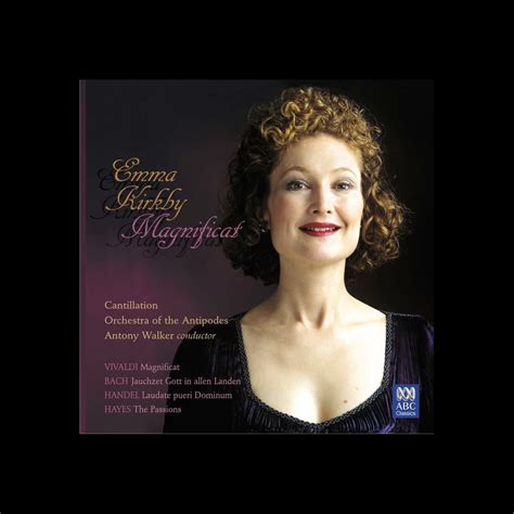 Emma Kirkby Magnificat By Antony Walker Dame Emma Kirkby Orchestra Of The Antipodes On