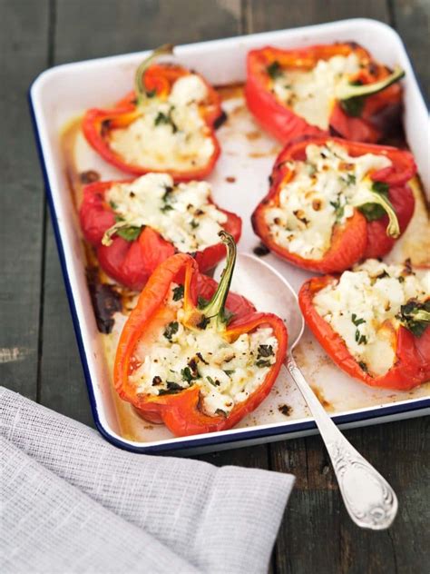 stuffed red peppers with quinoa fodmap everyday