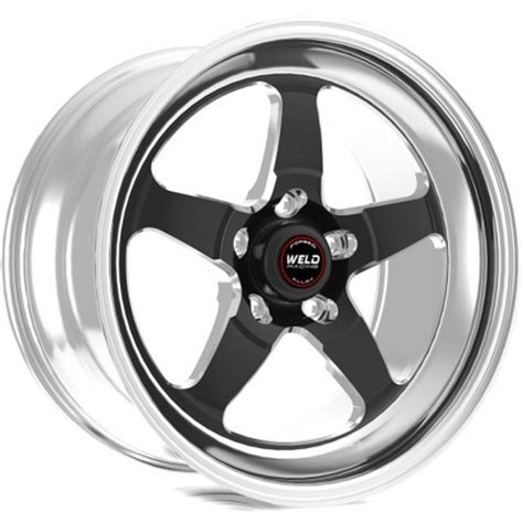 Weld Wheels 18x12 Rt S S71 Black Rear Wheel C7 Corvette W Carbon