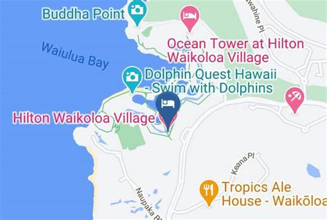 Hilton Waikoloa Village Map Hawaii