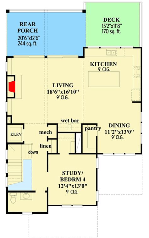 Contemporary Beach House Plan With Elevator 15250nc Architectural