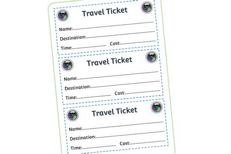 Free Boarding Passes Printable Role Play Activitytemplate Early Years
