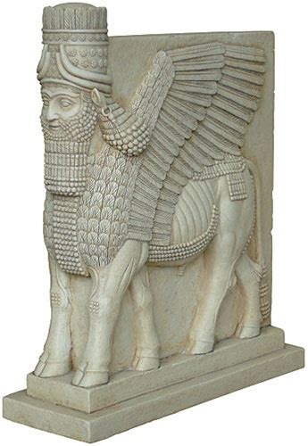 One Of The Winged Lions Of Babylon Iraq History Pinterest