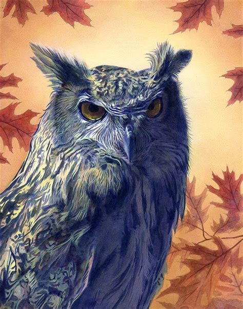 Owl By Alanpaints On Deviantart