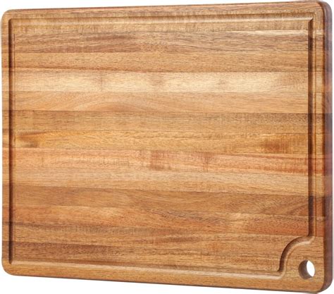 Large Acacia Wood Cutting Board Bbq Finds