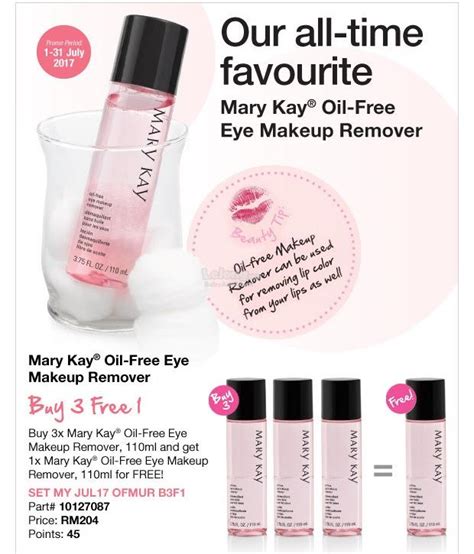 It doesn't irritate my skin, and i like how the bottle is set up so that i wouldn't accidentally spill half my bottle if i knocked it. Mary Kay Oil-Free Eye Makeup Remover (end 8/31/2017 1:15 AM)