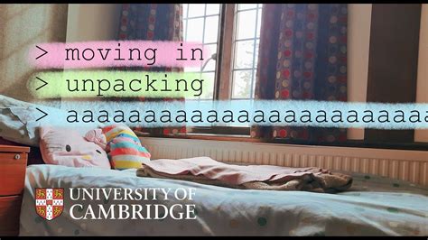 Moving Into Cambridge University Room Tour Vlog 001 Youtube